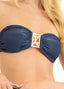 Kate Bandeau Bikini Top - Midnight Mist