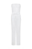Hattie Bandeau Jumpsuit - Bianco Daydream