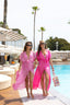 Sophia Luxe Beach to Bar Dress - Magenta Luxe