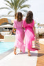 Sophia Luxe Beach to Bar Dress - Magenta Luxe