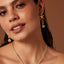 Andrea Earrings  - White