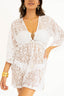 Ella-Grayce Dress - Bianco Daydream
