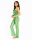 Hattie Bandeau Jumpsuit - Emerald Opulence
