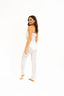 Hattie Bandeau Jumpsuit - Bianco Daydream