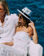Hattie Bandeau Jumpsuit - Bianco Daydream