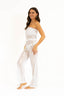 Hattie Bandeau Jumpsuit - Bianco Daydream