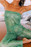 Hattie Bandeau Jumpsuit - Emerald Opulence
