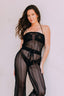 Hattie Bandeau Jumpsuit - Ebony Oasis