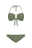 Kate Bandeau Bikini Top - Verde Oliva