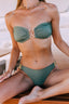Kate Bandeau Bikini Top - Verde Oliva
