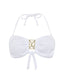 Kate Bandeau Bikini Top - Bianco Scuba