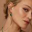 Lola Green Onyx Earrings