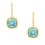Lois Earrings - Blue Topaz