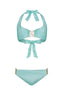 Michele Halter-neck Bikini Top - Aqua Mist