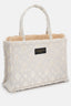 Milos White Medium Tote Bag