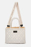 Milos White Medium Tote Bag
