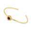 Maine Black Onyx Flower Bangle