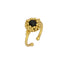 Maine Black Onyx Flower Ring