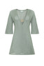Maya Beach Dress in Verde Olive