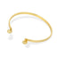 Mia Gold Coin End Bangle