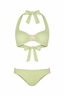 Michele Halterneck Bikini Top - Lime Luxe