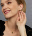 Neve Black Flower Onyx Earrings