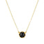 Petite Sunstone Navy Neckalce