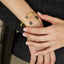 Paros Navy Gemstone Bracelet