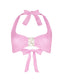 Michele Halter-neck Bikini Top - Powder Pink