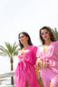 Sophia Luxe Beach to Bar Dress - Magenta Luxe