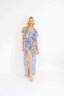 Sophia Sheer Long Beach Dress - Splash