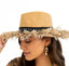 Hand Painted Hat  - Theros Brown