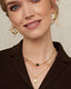Silvia Gold Hoop Earrings - Vintage Style