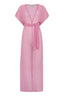 Sophia Sheer Long Beach Dress - Rose Breeze