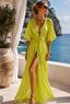 Sophia Beach Dress in Lime Luxe