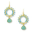Talia Aqua Earrings
