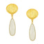 Tria Shell White Earrings