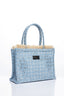 Tritiani Sky Blue Sequin Tote Bag