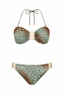 Kate Bandeau Bikini top - Wild Sea.