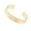 Aphrodite Brushed Gold Bangle