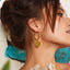 Esmerelda Gold Hoop Earrings