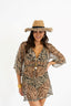 Hand Painted Hat  - Theros Brown